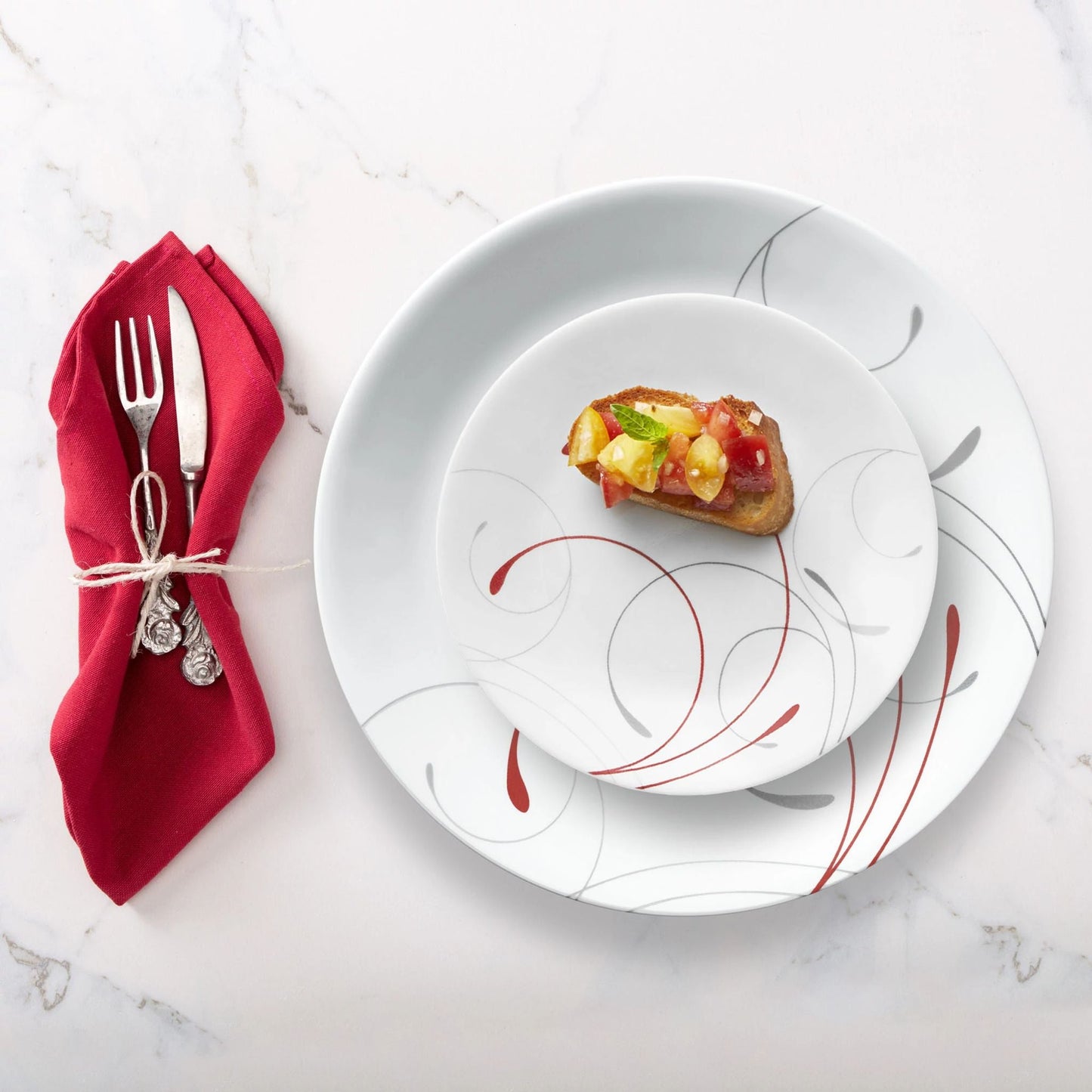 Corelle® Splendor Round 12-piece Dinnerware Set, Service for 4