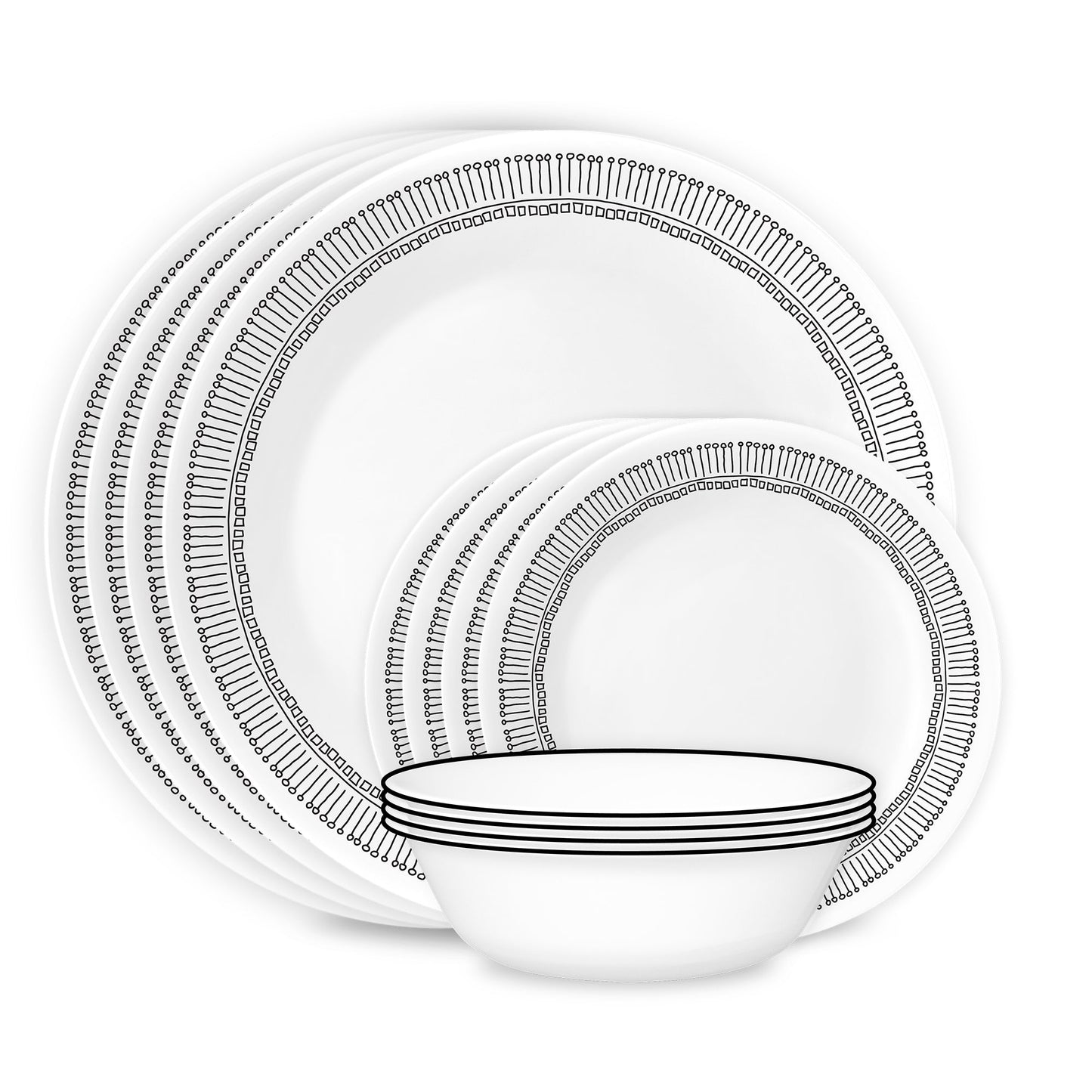 Corelle® Nakia 12-Piece Dinnerware Set, Service for 4