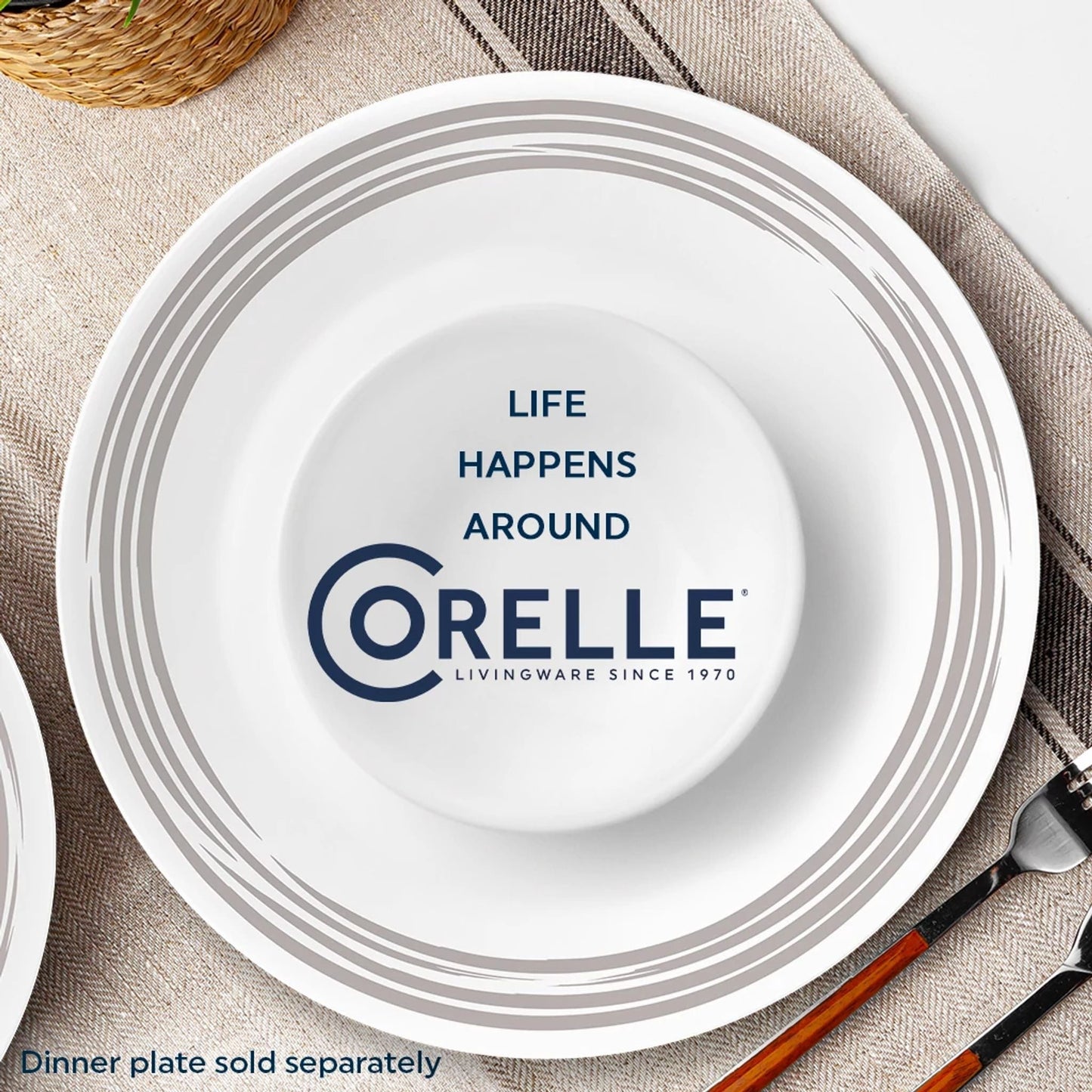 Corelle® Brushed Silver 18-ounce Cereal Bowl
