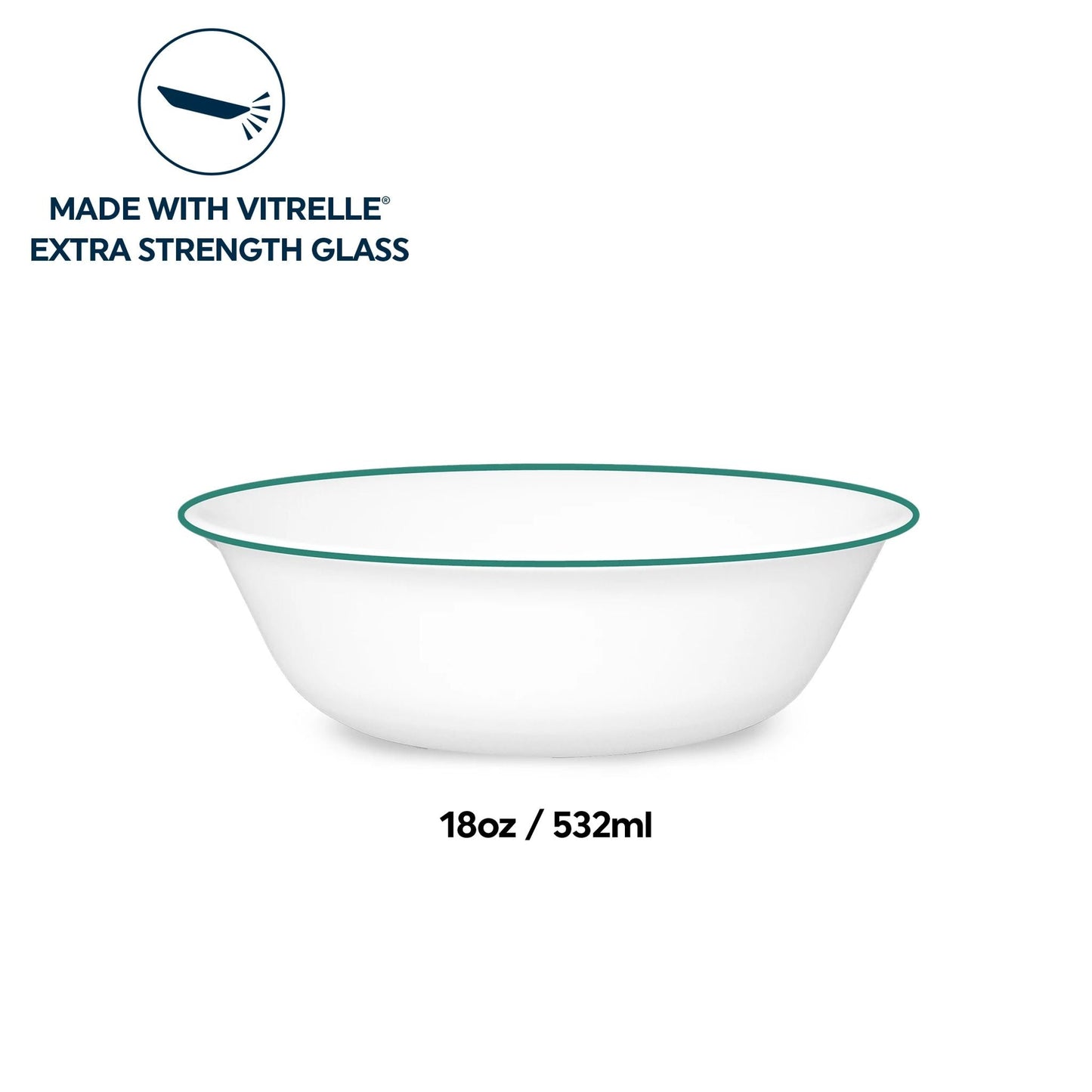 Corelle® Solar Print 18-ounce Cereal Bowl