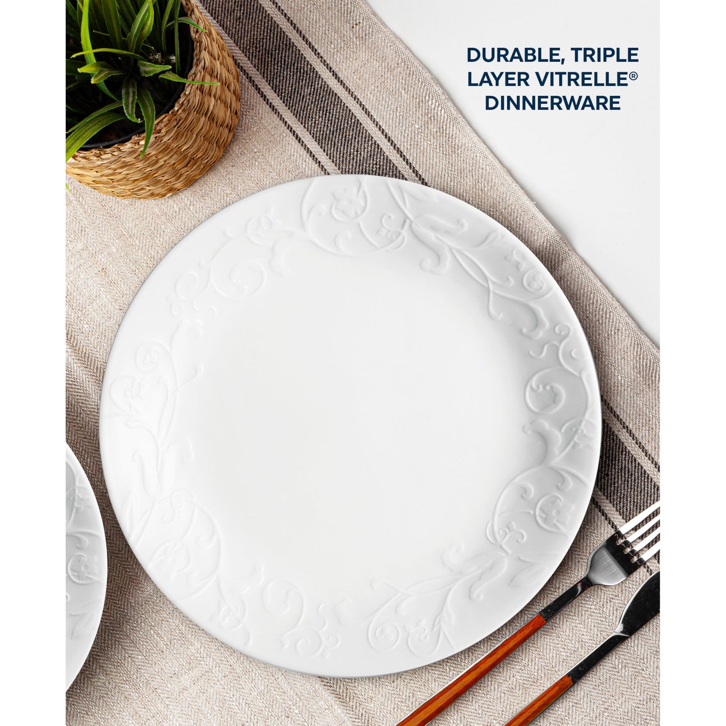 Corelle® Bella Faenza 12-piece Dinnerware Set, Service for 4