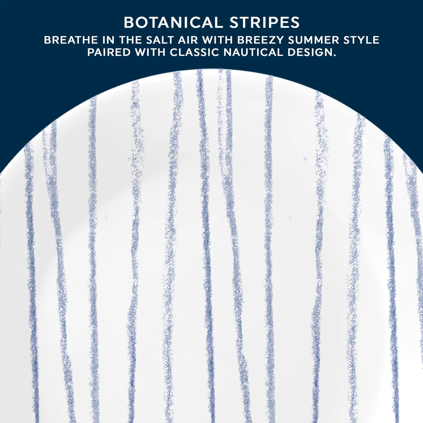 Corelle® Botanical Stripes 6.75 Appetizer Plate