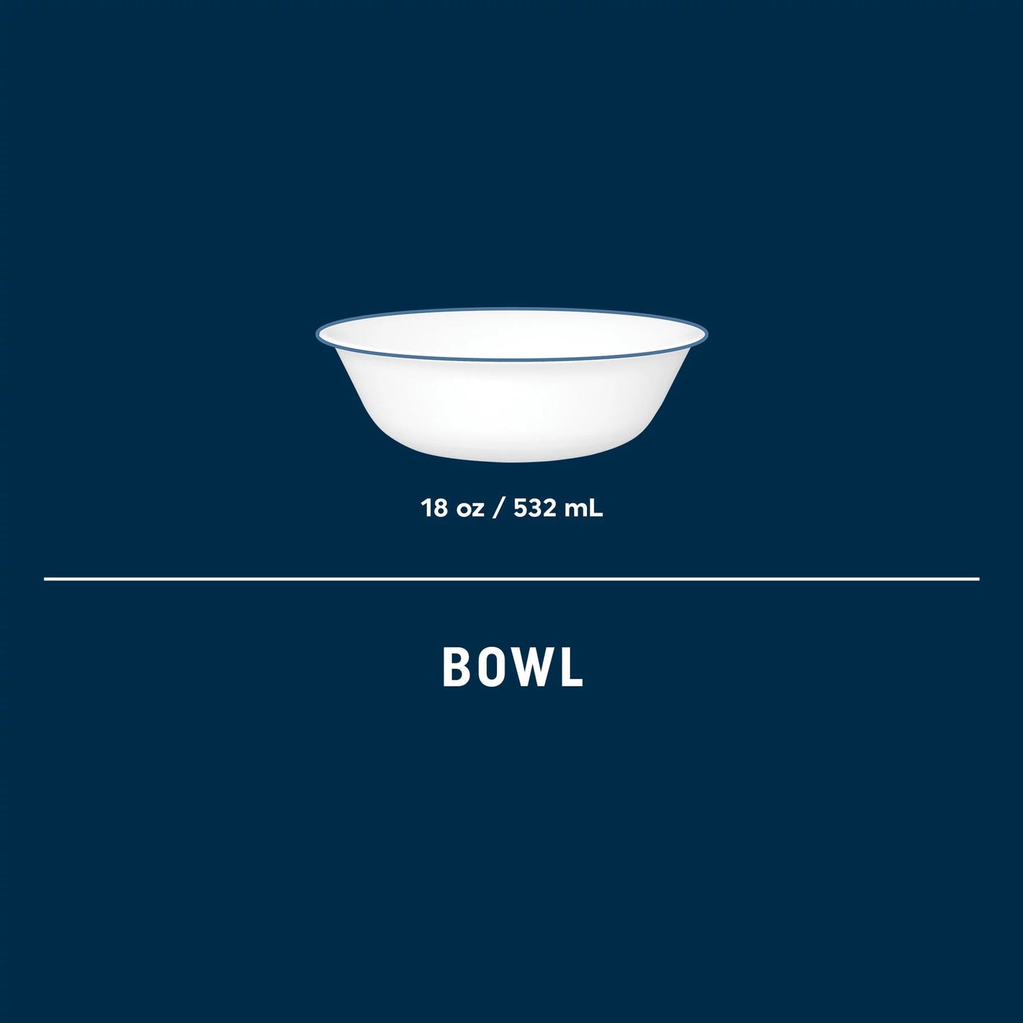 Corelle® Botanical Stripes 18-ounce Cereal Bowl