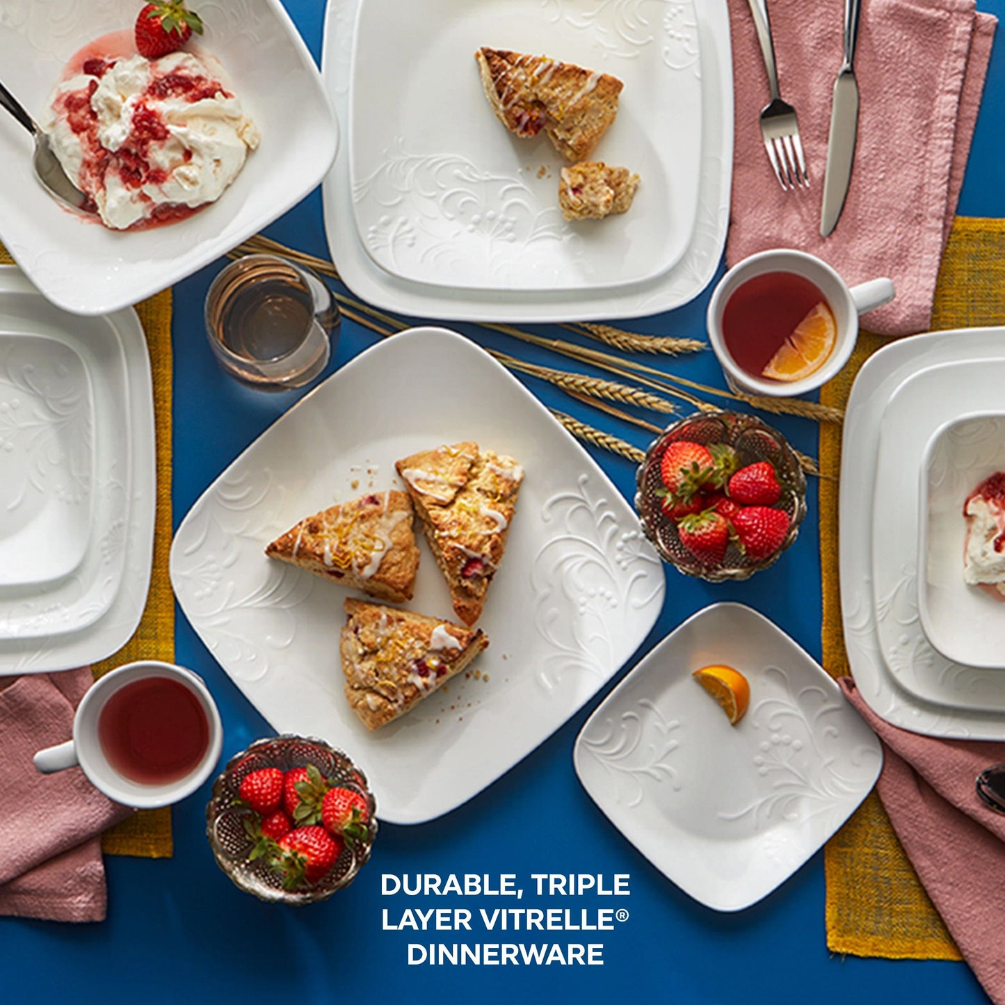 Corelle® Cherish 16-piece Dinnerware Set, Service for 4