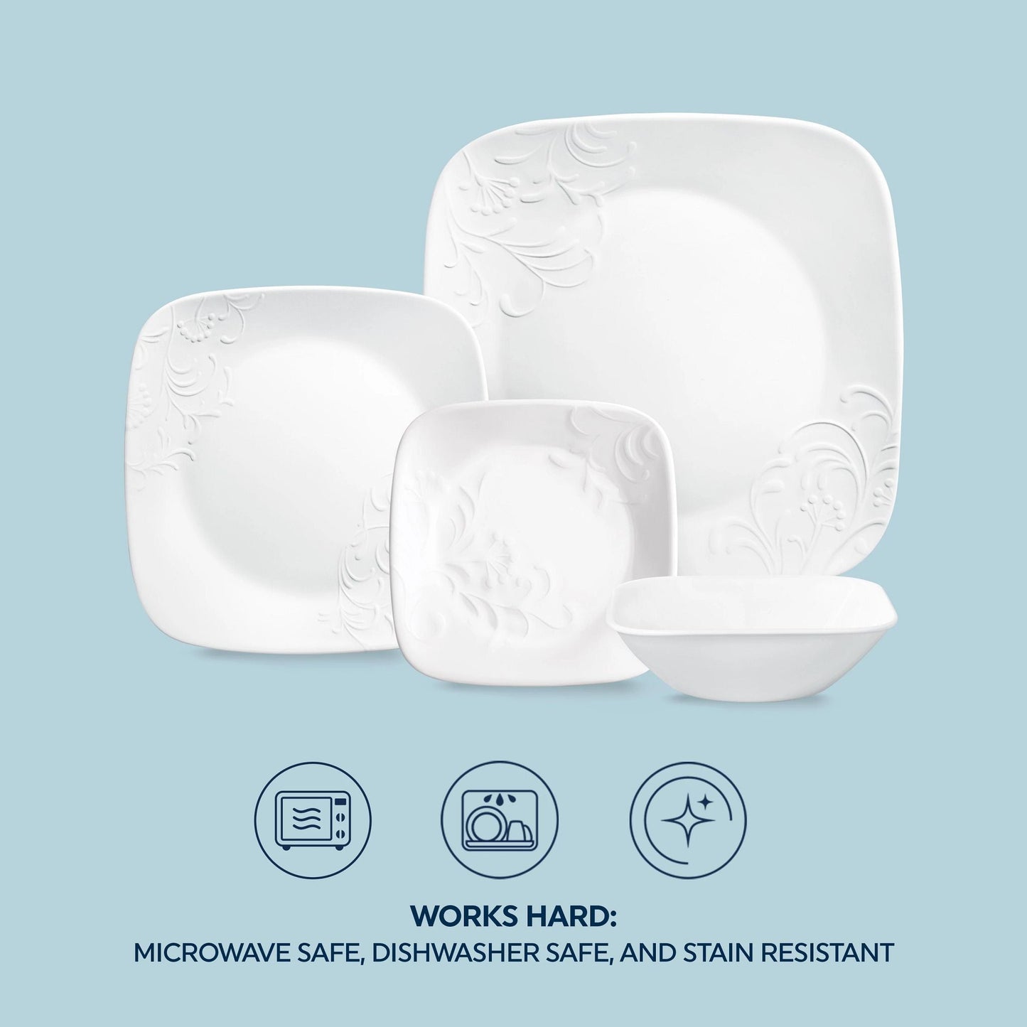 Corelle® Cherish 16-piece Dinnerware Set, Service for 4