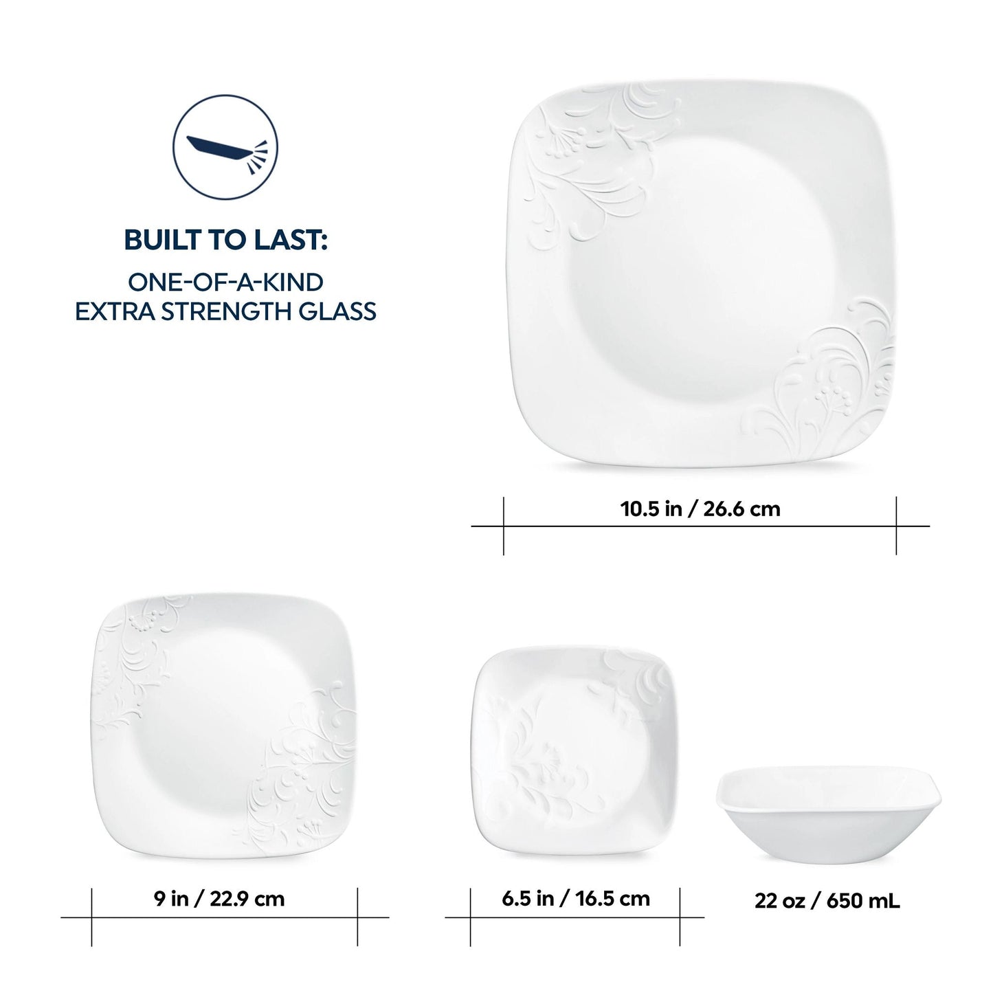 Corelle® Cherish 16-piece Dinnerware Set, Service for 4