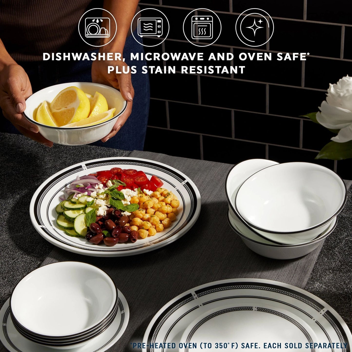 Corelle® Brasserie 10.25 Dinner Plates, 6-pack