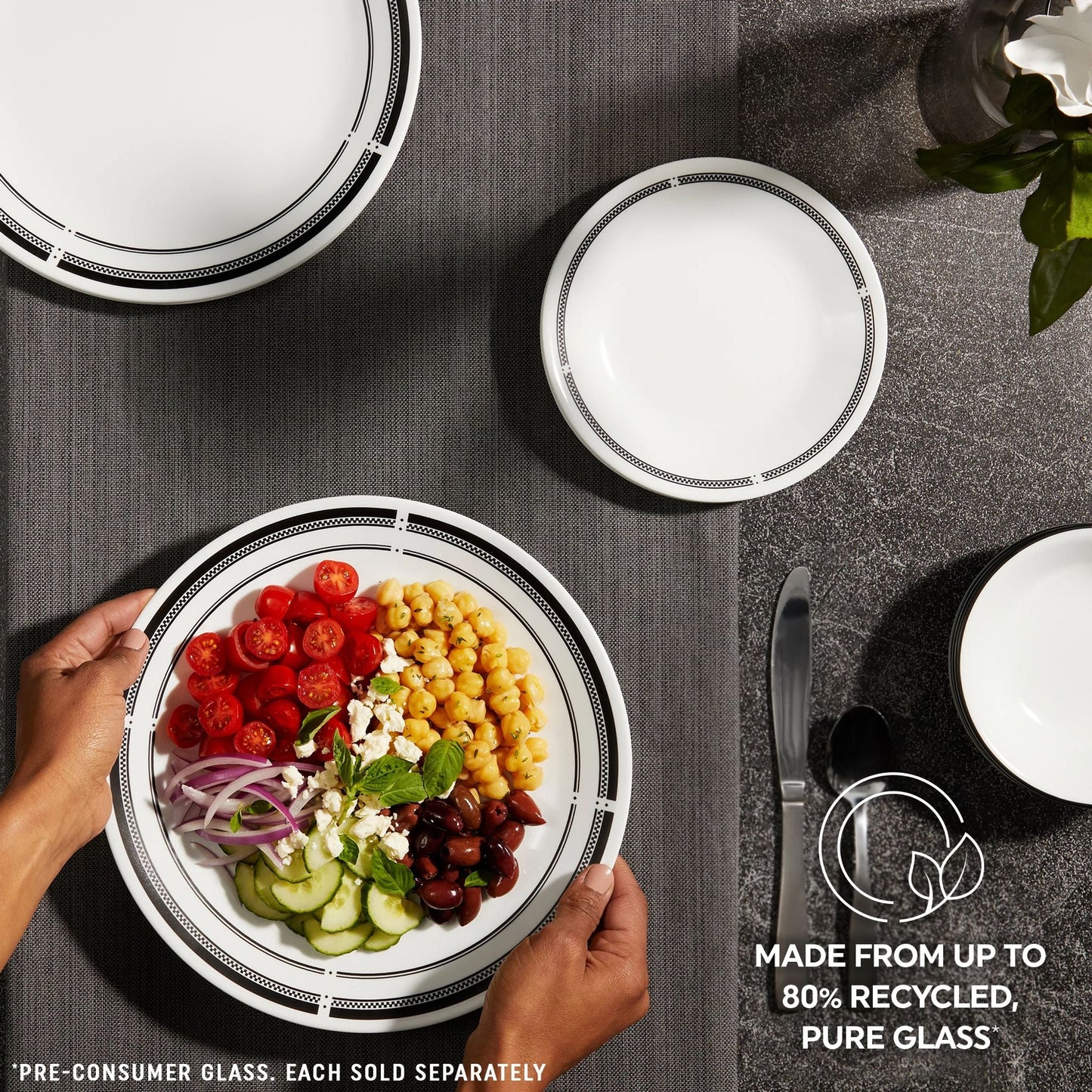 Corelle® Brasserie 6.75 Appetizer Plate, 6-pack