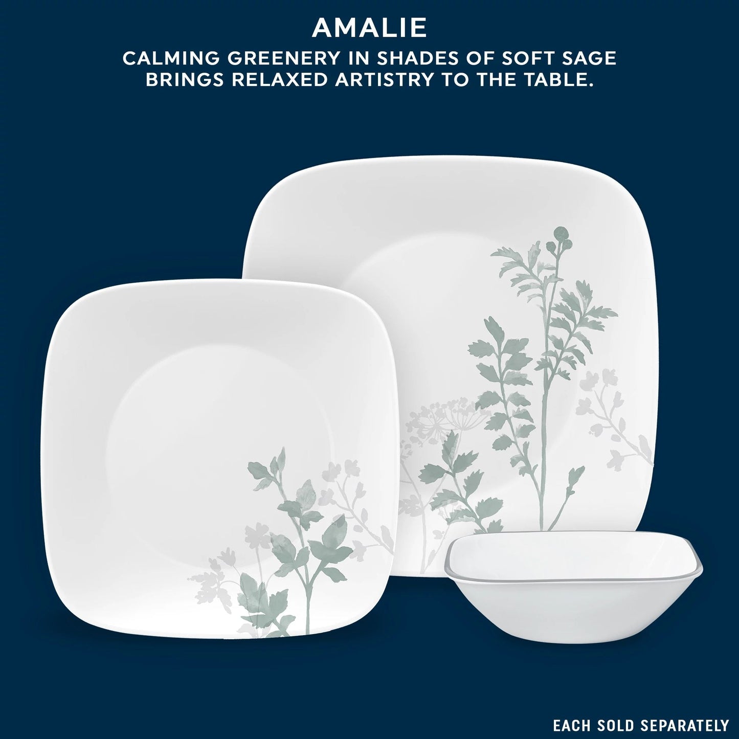 Corelle® Square Amalie 22-ounce Cereal Bowl