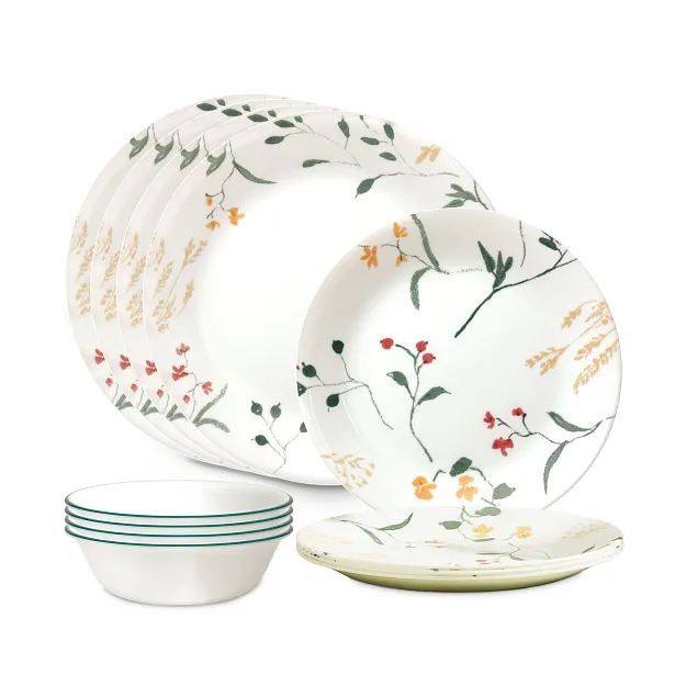 Corelle® Wildflower Scatter 12-piece Set, Service for 4