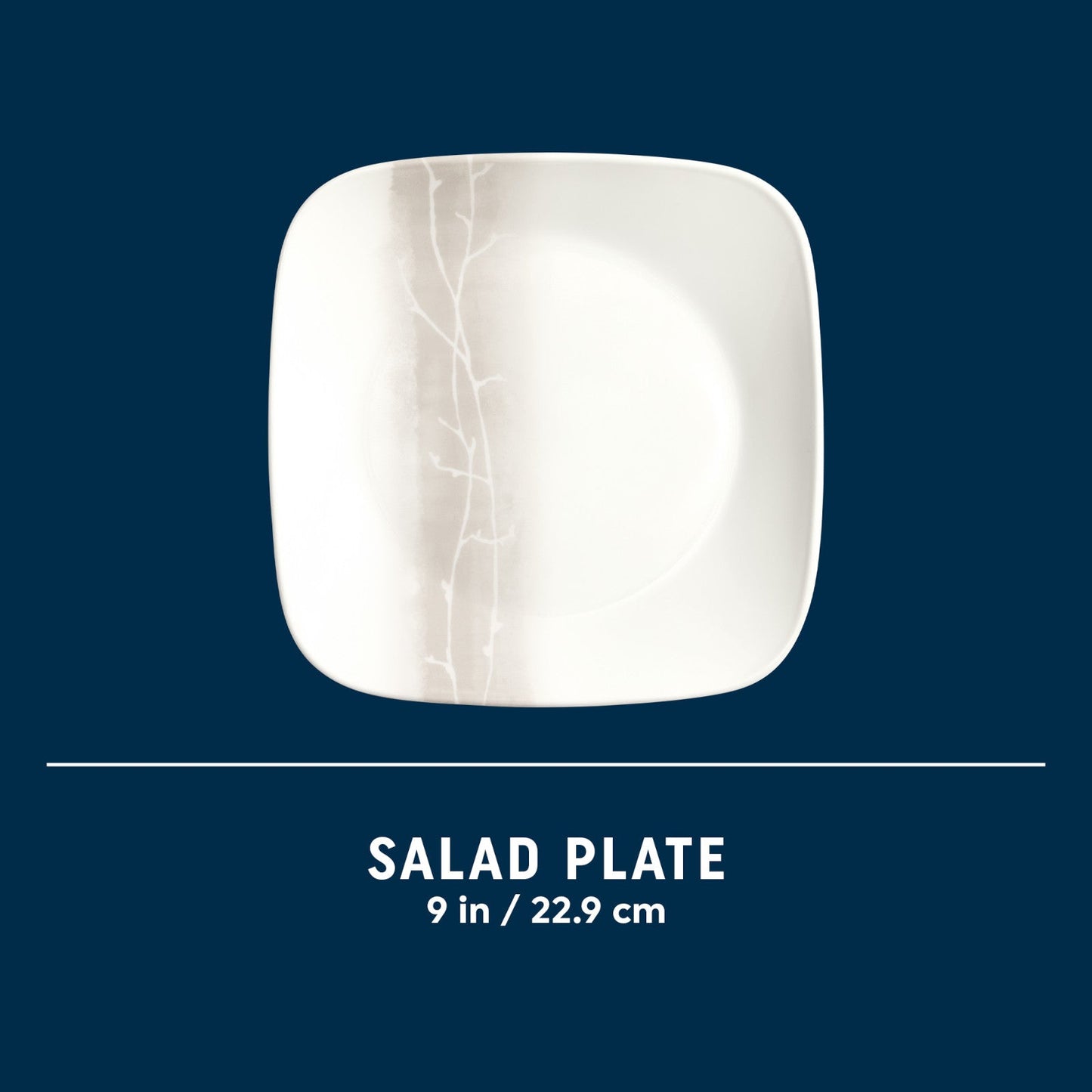 Corelle® Square Wandering Grove 9 Salad Plate