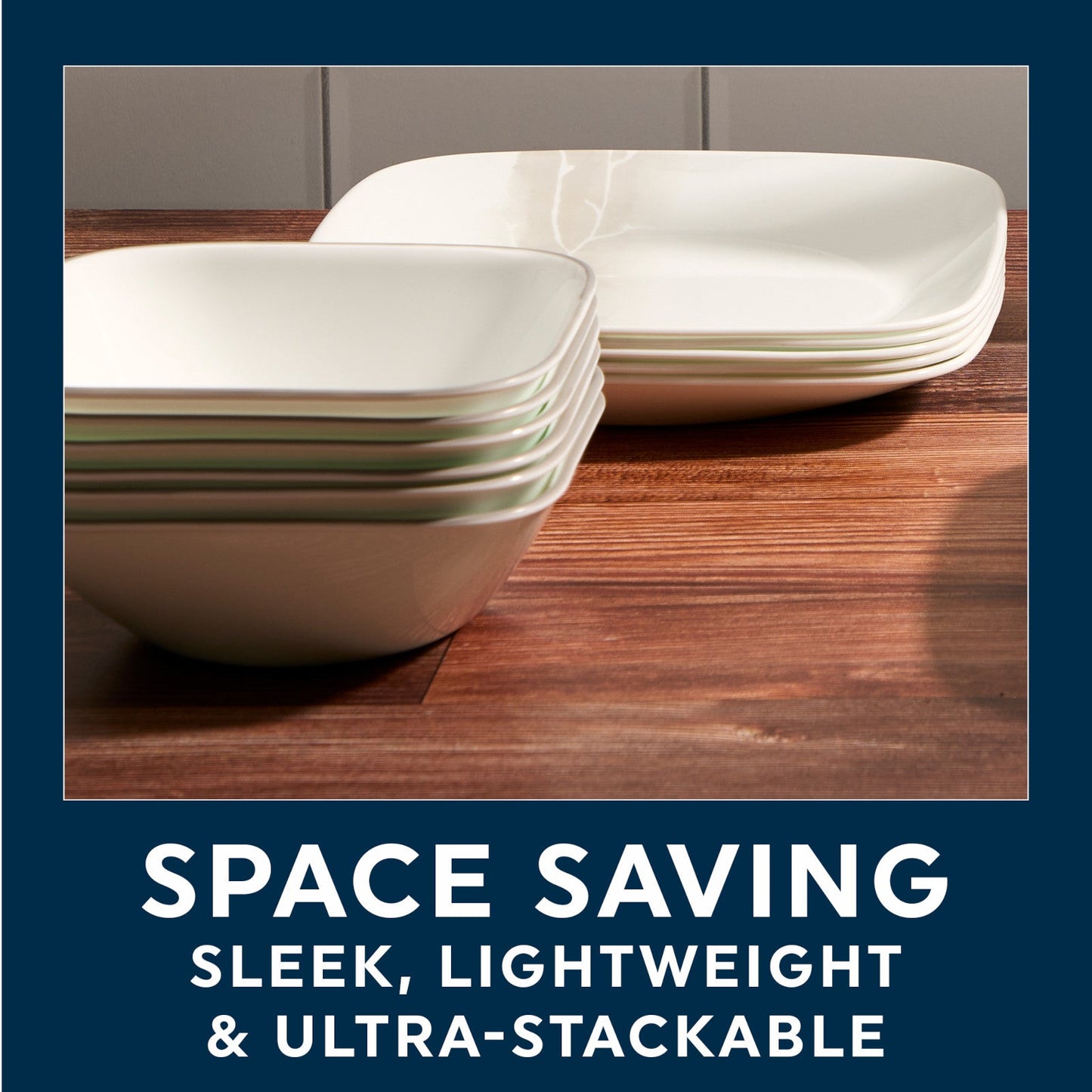 Corelle® Square Wandering Grove 9 Salad Plate