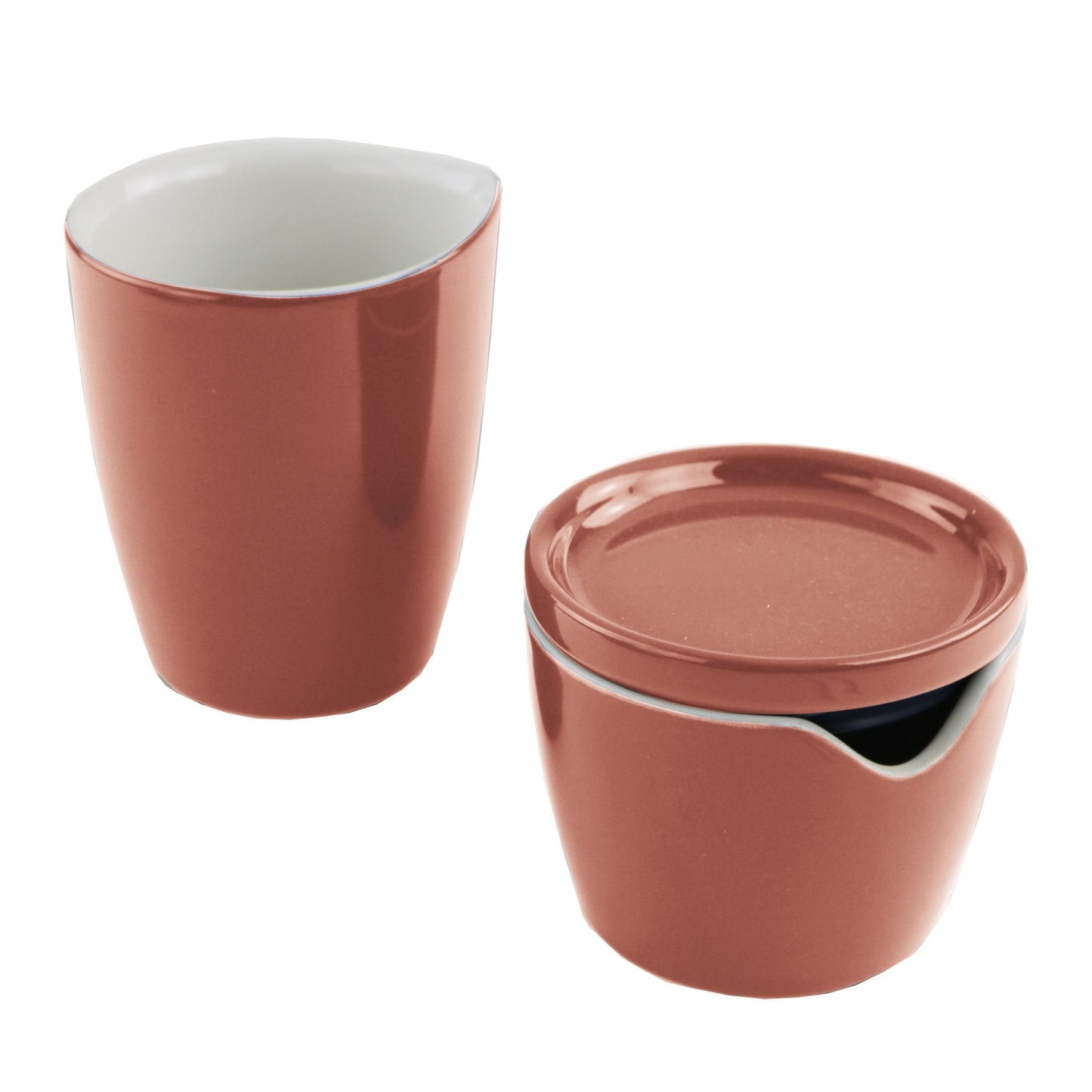 CorningWare® Red Clay Cream and Sugar Set