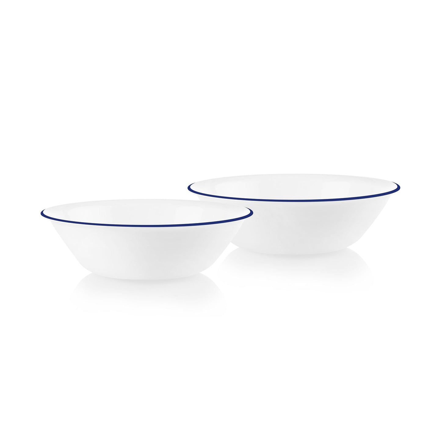Corelle® Brilliant Blue Banded 1-quart Serving Bowls, 2-pack