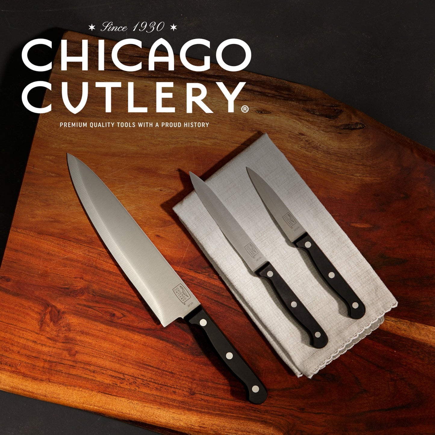 Chicago Cutlery® Essentials™ 3-piece Knife Set