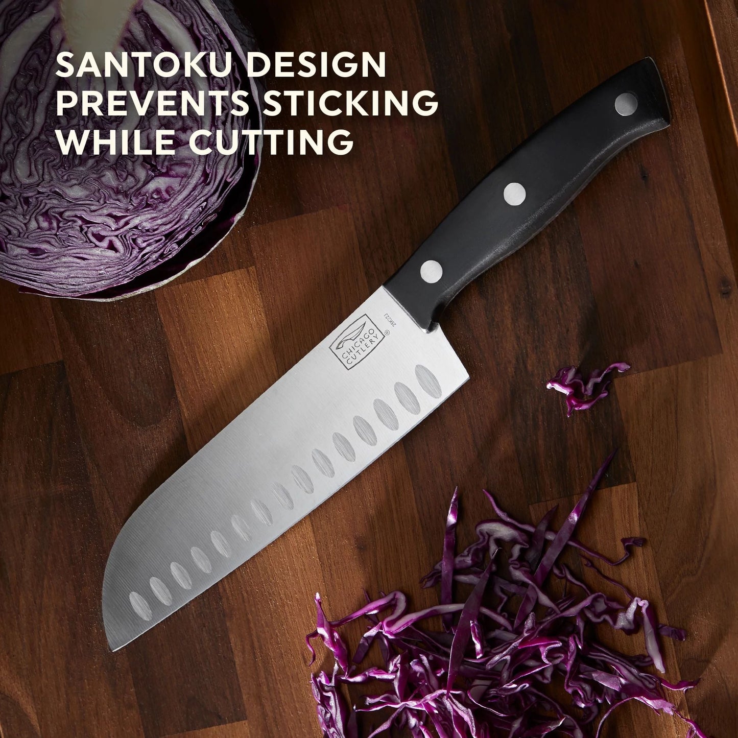 Chicago Cutlery® Ellsworth 2-piece Santoku Knife