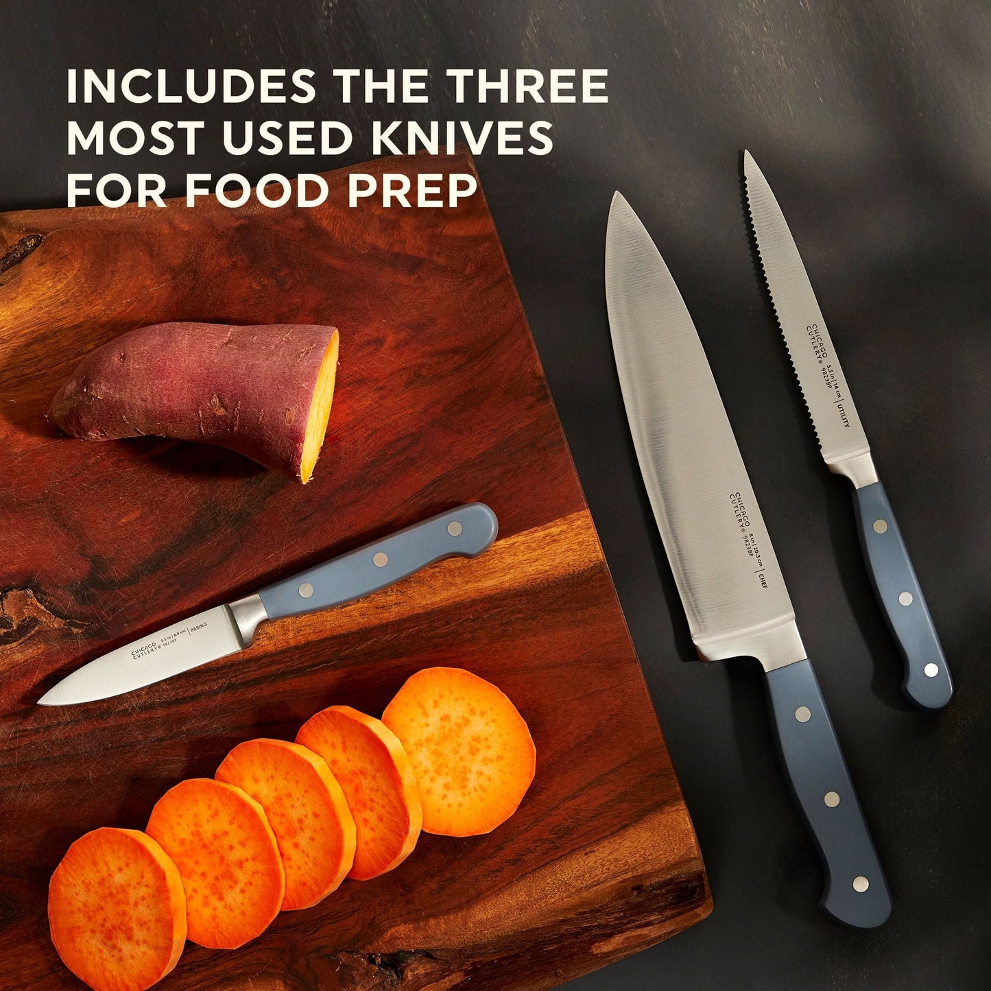 Chicago Cutlery® Halsted 3-piece Knife Set