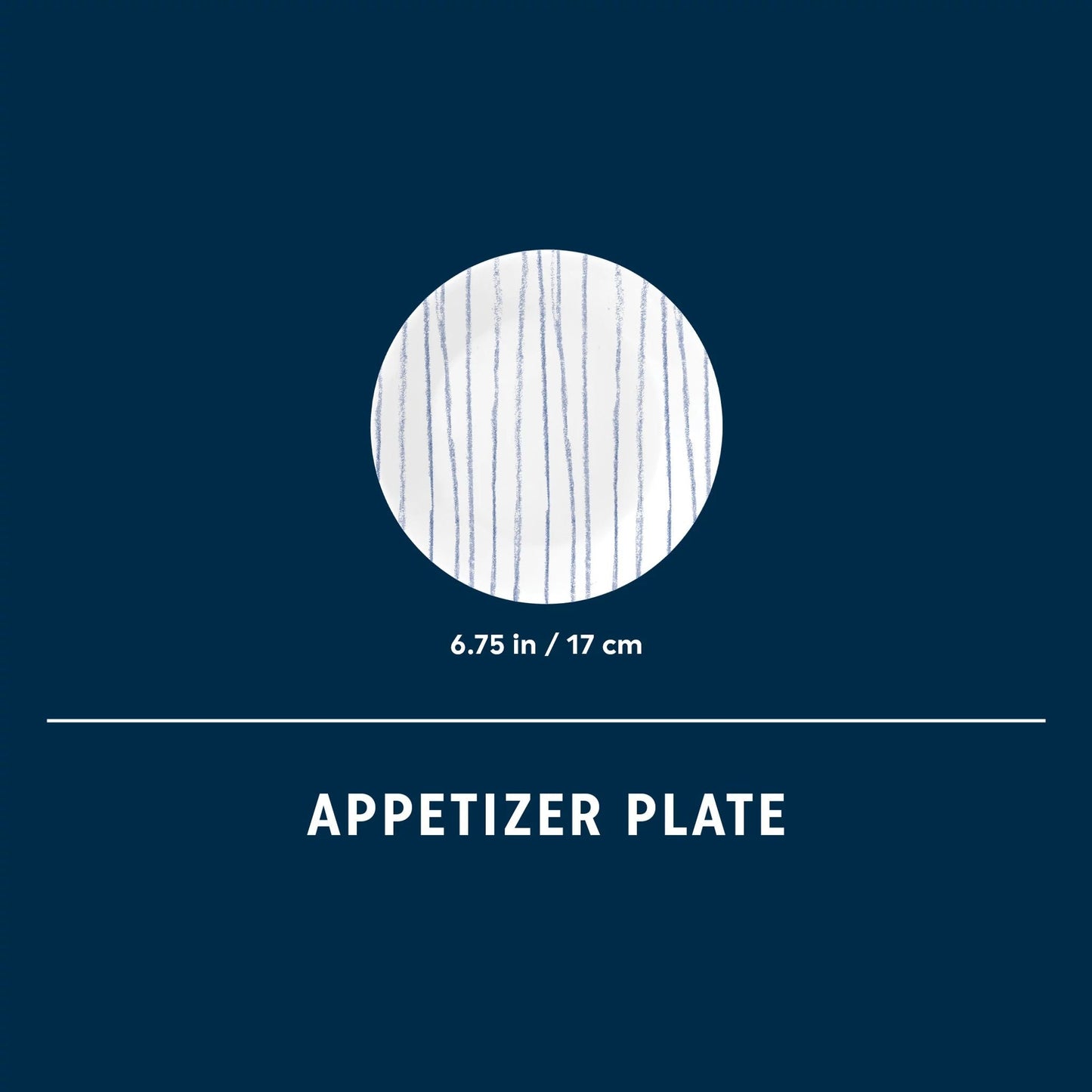Corelle® Botanical Stripes 6.75 Appetizer Plate