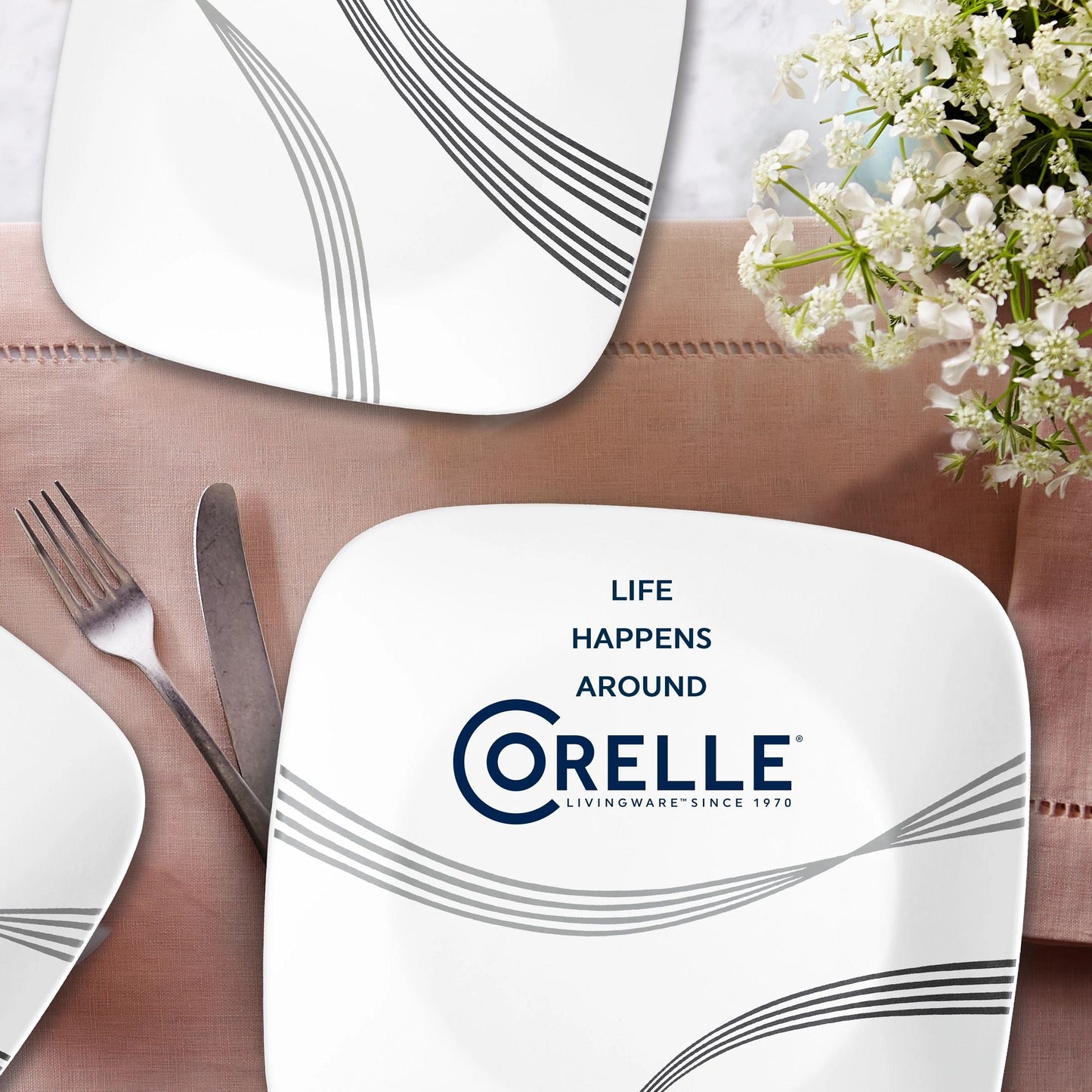 Corelle® Urban Arc 16-piece Dinnerware Set, Service for 4