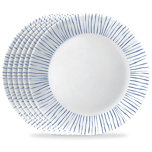 Corelle® Botanical Stripes 10.25 Dinner Plate, 6 pack